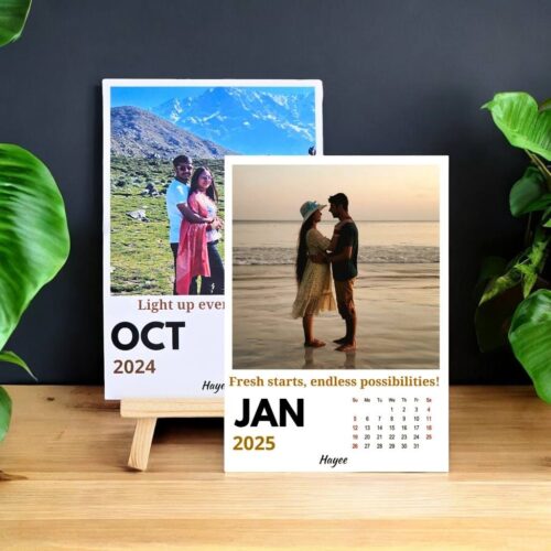 Custom Polaroid Photo Calendar 2026 – Personalized Gift for Friends & Family | Hayee