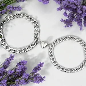 hayee magnet heart bracelet for couples