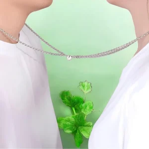 hayee magnet heart necklace for couples